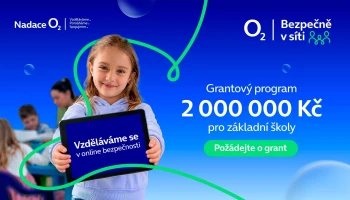Máte nápad, jak učit o online bezpečnosti? Pomůžeme vám ho uskutečnit. Získejte pro svou školu grant až 50 tisíc korun