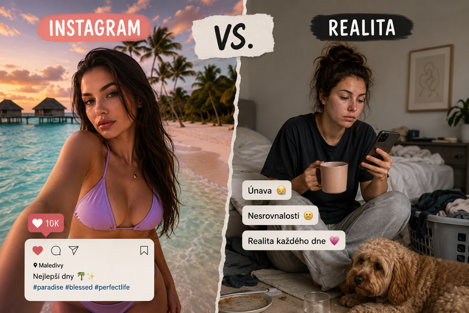 Instagram vs. realita: Jak sociální sítě mění naše představy o kráse