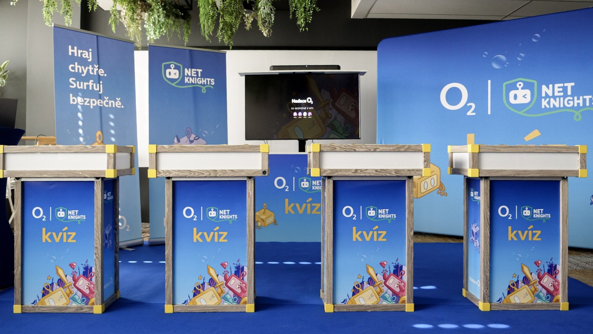 Vědomostní kvíz O2 NetKnights míří na 100 základních škol
